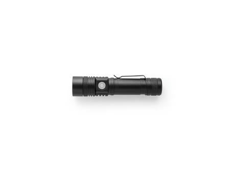 UNGAR. Wiederaufladbare 5 W-recyceltem Aluminium (100% rAL)-Taschenlampe