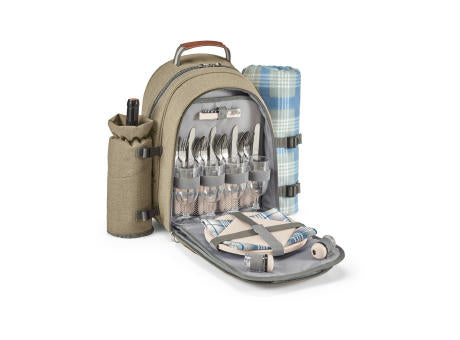 VILLA. Thermischer Picknick-Rucksack aus 600D, hochdichtem, recyceltem Polyester