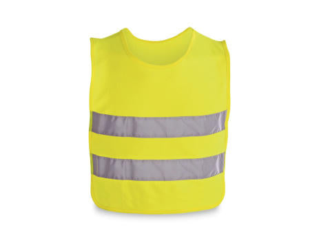 MIKE. Kinder Reflektorweste aus 100% Polyester