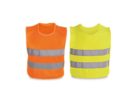 MIKE. Kinder Reflektorweste aus 100% Polyester