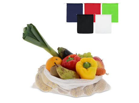 Wiederverwendbare Lebensmitteltasche OEKO-TEX® Baumwolle 40x45cm
