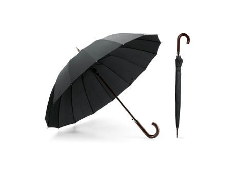 HEDI. Regenschirm mit 16 Stangen aus 190T-Pongee mit automatischer Öffnung