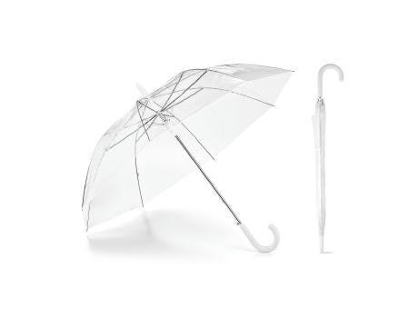 NICHOLAS. Transparenter POE-Regenschirm mit automatischer Öffnung