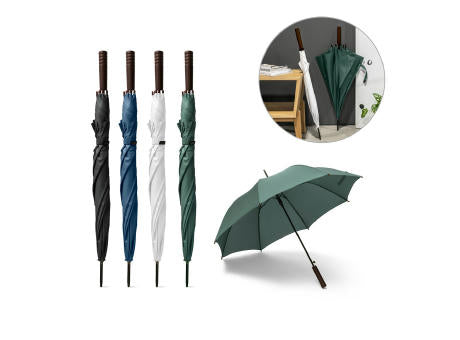 APOLO. Regenschirm aus recyceltem Polyester (100% rPET) Pongé mit automatischer Öffnung