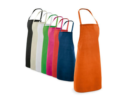 CURRY. Schürze aus Baumwolle und Polyester (180 g/m²)