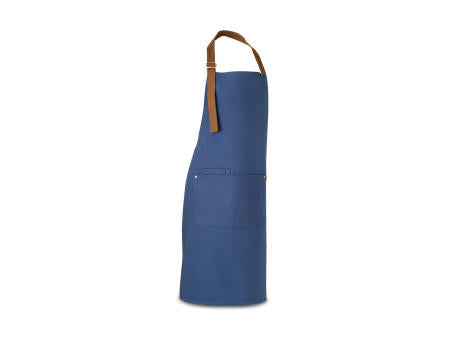 VESPER. Schürze aus 100% Canvas-Baumwolle (300 g/m²) mit Metalldetails
