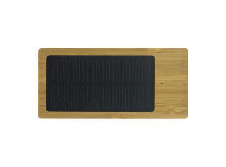 Solar Powerbank Bambus 8000mAh