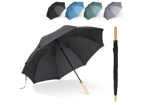 25” Regenschirm aus R-PET-Material mit Automatiköffnung