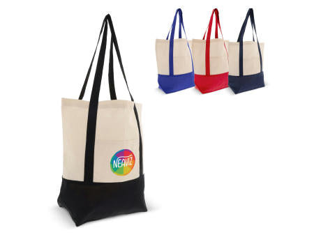 Einkaufstasche aus Baumwolle OEKO-TEX® 140g/m² 40x10x35cm
