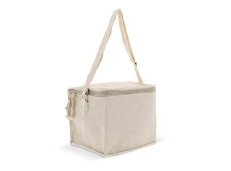 Kühltasche mit einer Ausssenhülle aus baumwolle 22x18x18cm