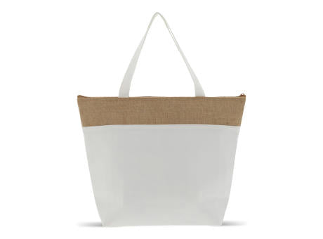 Strand-Kühltasche baumwolle/Jute 43x33x14 cm
