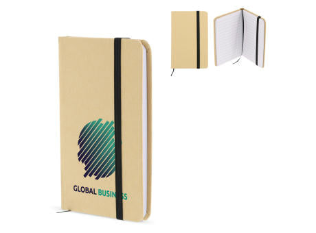 Papp-Notizbuch runde Ecken A5