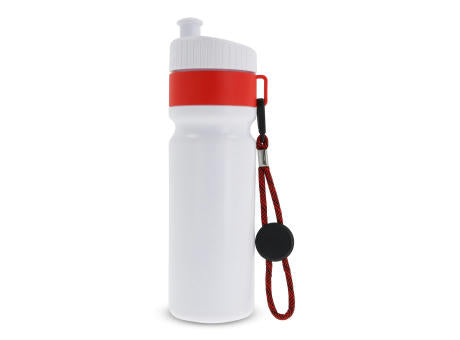 Sportflasche mit Rand und Kordel 750ml