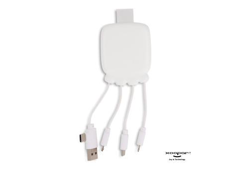 3192 | Xoopar Octopus Gamma 2 Powerbank with Bio Charging cable 3000mAh