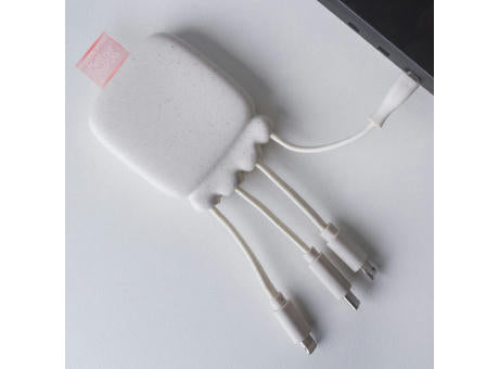 3192 | Xoopar Octopus Gamma 2 Powerbank with Bio Charging cable 3000mAh