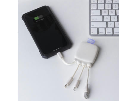 3192 | Xoopar Octopus Gamma 2 Powerbank with Bio Charging cable 3000mAh