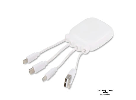 3192 | Xoopar Octopus Gamma 2 Powerbank with Bio Charging cable 3000mAh