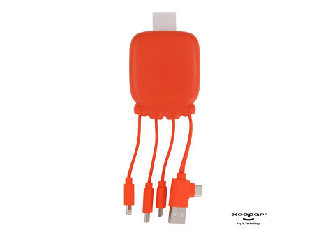 3192 | Xoopar Octopus Gamma 2 Powerbank with Bio Charging cable 3000mAh