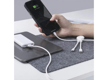 3199 | Xoopar Mr. Bio Powerbank and Cable pack 7000mAh