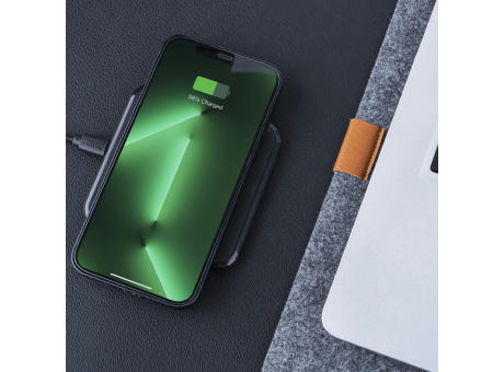 2259 | Xoopar Iné Wireless Fast Charger - Recycled Leather 15W