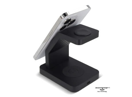 2708 | Xoopar Icon 3 in 1 Magnetic Wireless charger