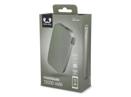 2PB12100 | Fresh 'n Rebel Powerbank 12000mAh USB-C Schnellladung 20W