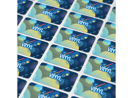 Vinyl Sticker Rechteck 30x15mm