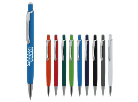 Kugelschreiber Monaco Metall Soft Touch