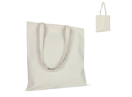 Tasche OEKO-TEX® natur lang 220g/m² 38x42 cm