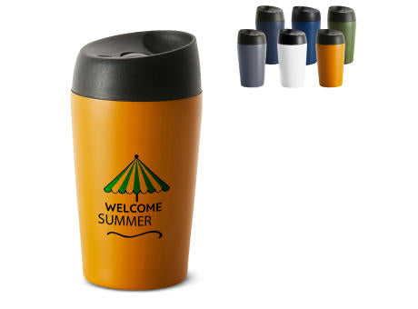 Sagaform Loke Reisebecher Farbe beschichtet 240ml