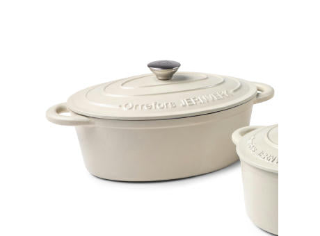 Orrefors Jernverk Emaillierte Ovale Eisenpfanne 3.5L