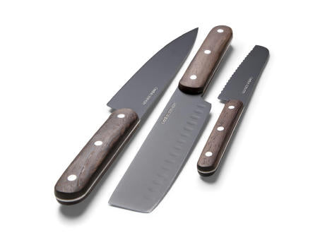 Orrefors Jernverk Messerset holz 3er-Set