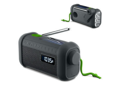 MH-08 | Muse Radio, Bluetooth-Lautsprecher mit Solar- und Öffnungsmechanismen