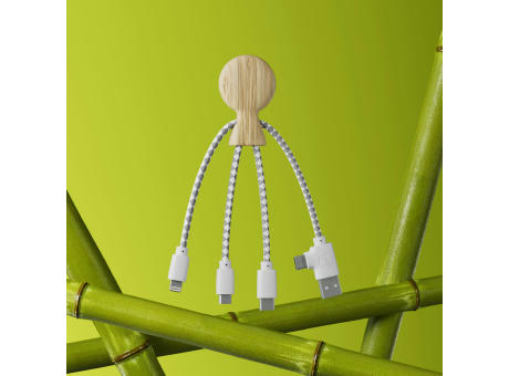 Xoopar Mr. Bio Bamboo Charging Cable