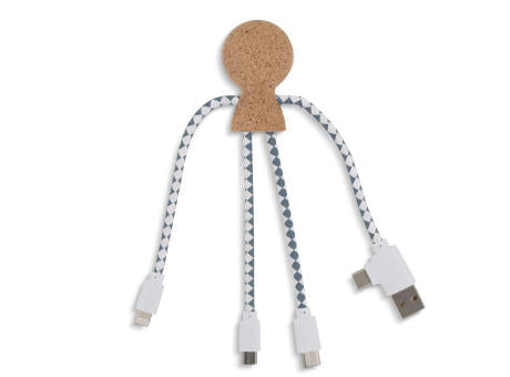 Xoopar Mr. Bio Cork Charging Cable
