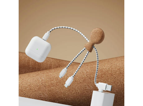 Xoopar Mr. Bio Cork Charging Cable