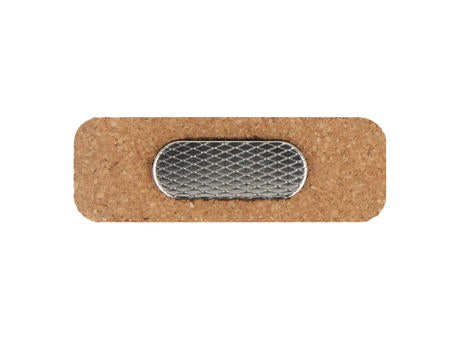 Namensschild Kork mit Magnet