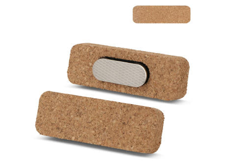 Namensschild Kork mit Magnet