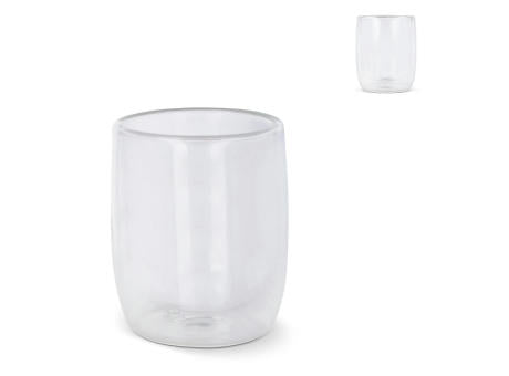 Doppelwandiges Kaffeeglas Marian 230 ml