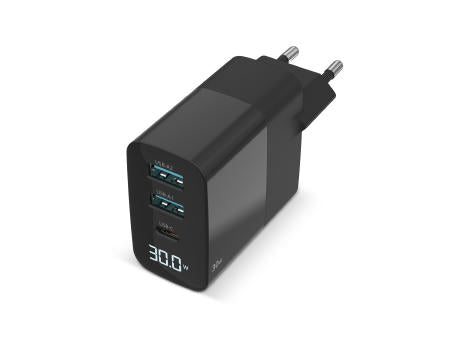Sitecom CH-1001 30W GaN Power Delivery Wall Charger with LED display