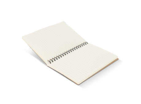 Notizbuch aus recyceltem Leder Midi