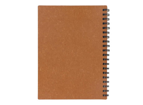 Notizbuch aus recyceltem Leder Midi