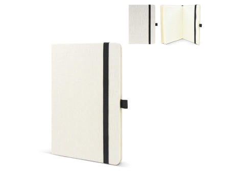 Notizbuch aus recycelter Baumwolle & R-PET A5