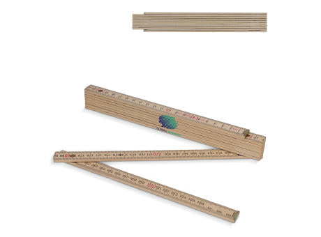 Zollstock 2m Premium natur