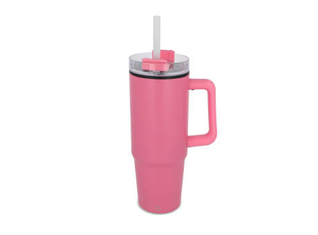 Miami Becher mit Henkel und Strohhalm 800ml