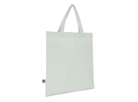 R-PET Tragetasche aus Non Woven mit kurzen Griffen 38 x 42cm 75g/m²