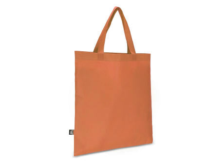 R-PET Tragetasche aus Non Woven mit kurzen Griffen 38 x 42cm 75g/m²