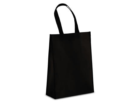 R-PET Tragetasche aus laminiertem Non Woven 30 x 12 x 40cm 105g/m²