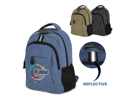 Rucksack Harper aus recyceltem Baumwoll-Canvas