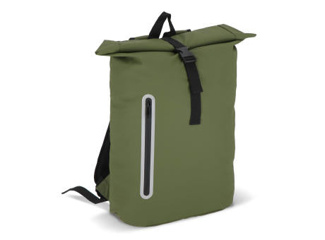 PU-beschichteter R-PET 600D Rolltop-Rucksack 20L